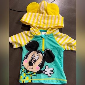 Disney Baby boy Rash Guard Top | Size: 3-6 Months